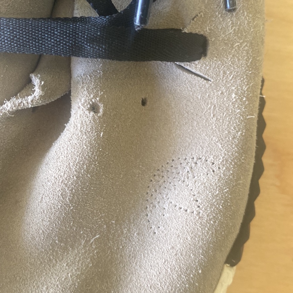 Alexander Wang x Adidas light taupe suede with black laces and accents. - Picture 5 of 9